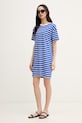 Tommy Hilfiger šaty bavlnené UW0UW05937 modrá SS26