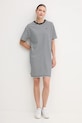 Βαμβακερό φόρεμα Tommy Hilfiger UW0UW05937 σκούρο μπλε SS25
