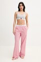 Хлопковые пижамные брюки Tommy Hilfiger UW0UW05766 красный SS25