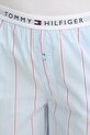 Odzież Tommy Hilfiger spodnie piżamowe bawełniane UW0UW05766 niebieski