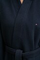 Бавовняний халат Tommy Hilfiger темно-синій UW0UW05770