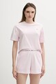 Pyžamová sada Tommy Hilfiger sada růžová UW0UW05912