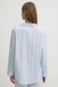 Одежда Хлопковая пижамная рубашка Tommy Hilfiger UW0UW05764 голубой