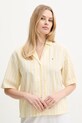 Îmbrăcăminte Tommy Hilfiger cămașă de pijama din bumbac UW0UW05946 galben