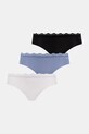 Calvin Klein Underwear figi damskie 3-pack niebieski LV00QD5302