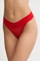 Στρινγκ Calvin Klein Underwear πλεκτό ύφασμα κόκκινο LV00QD5282