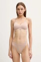Odzież Calvin Klein Underwear stringi LV00QF7820 beżowy
