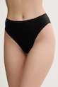 Σλιπ Calvin Klein Underwear πλεκτό ύφασμα μαύρο LV00QF7821