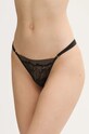 Calvin Klein Underwear stringi koronka czarny LV00QF8031