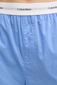 Bavlnené pyžamové nohavice Calvin Klein Underwear fialová LV00QS7410