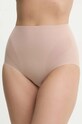 Σλιπ διαμόρφωσης σώματος Calvin Klein Underwear πλεκτό ύφασμα μπεζ LV00QF8166
