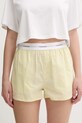 Calvin Klein Underwear pantaloni scurți de pijama din bumbac fund bej LV00QS7411