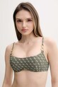 Купальный бюстгальтер Guess с кисточками зелёный E5GJ37.KCRL2