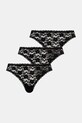 Guess brazyliany 3-pack koronka czarny O5RG16.KC5L0
