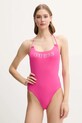 Guess costum de baie dintr-o bucată usor rigidizat roz E5GJ53.MC040
