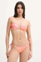 Guess sutien de baie E5GJ01.KCR12 portocaliu SS25