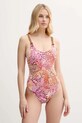 Guess egyrészes fürdőruha melltartó merevítő nélkül narancssárga E5GJ42.KCUN0