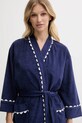 Kate Spade szlafrok granatowy KSI42753