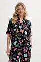 Kate Spade piżama KSI92748 czarny SS25