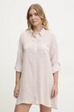 Dkny cămașă de noapte YI30043 bej SS25