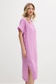 Nočná košeľa Dkny YI10054 fialová SS25