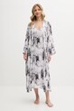 Dkny szlafrok YI20053 czarny SS25