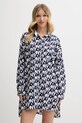 Dkny cămașă de noapte camasa de noapte bleumarin YI30048