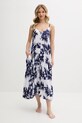 Dkny koszula nocna tkanina granatowy YI60052