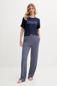 Dkny piżama wzorzyste granatowy YI90051