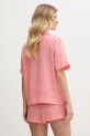 Odzież Dkny piżama lniana YI90054 pomarańczowy