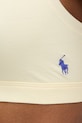 Oblečení Polo Ralph Lauren podprsenka bavlněná s elastanem 4P0498 žlutá