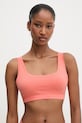 Polo Ralph Lauren reggiseno in cotone con elastan arancione 4P0498
