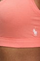 Polo Ralph Lauren sutien din bumbac cu elastan portocaliu 4P0498