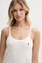 Polo Ralph Lauren koszula nocna bawełniana beżowy 4P0255