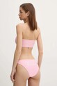 Juicy Couture costum de baie din două piese ARIEL BANDEAU JCIT122001 roz SS25