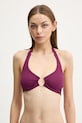 Melissa Odabash sutien de baie cu balene burgundia MO.BRUSSELS.TOP
