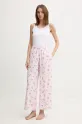 Hollister Co. pizsama nadrág KI346.5037.604 rózsaszín SS25