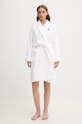 Lauren Ralph Lauren halat de baie din bumbac ILN42298 alb AW25