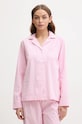 Îmbrăcăminte Lauren Ralph Lauren set de pijama de bumbac ILN92315 roz