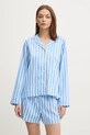 Pyžamo Lauren Ralph Lauren sada modrá ILN12400