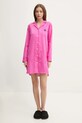 Lauren Ralph Lauren camasa de pijama ILN32399 roz SS25