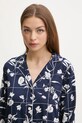 Abbigliamento Lauren Ralph Lauren camicia da pigiama ILN32399 blu navy