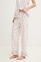 Хлопковая пижама Lauren Ralph Lauren белый ILN72408