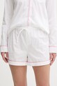 Lauren Ralph Lauren piżama bawełniana ILN12417 biały SS25