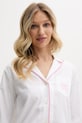 Lauren Ralph Lauren set de pijama de bumbac alb ILN12417