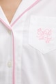 Lauren Ralph Lauren set de pijama de bumbac ILN12417 alb
