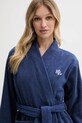 Lauren Ralph Lauren szlafrok bawełniany niebieski ILN42435