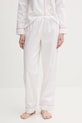 Odzież Lauren Ralph Lauren piżama bawełniana ILN92417 biały