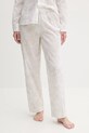 Odzież Lauren Ralph Lauren piżama bawełniana ILN92426 biały