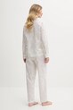 Lauren Ralph Lauren piżama bawełniana biały ILN92426
